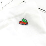 Frog Driver Enamel Pin Small Red Car Brooch Backpack Clothes Lapel Funny Animal Frog Jewelry Gift for Friends Children - V.I.P Digital Presence
