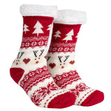 Christmas Floor Socks Indoor Home Sleep Winter Plush Thick Long Socks Women's Postpartum Socks Anti slip - V.I.P Digital Presence