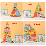 Children's early education, cognitive balance, layered music, colorful building blocks exercise, fine motor balance, strength building, parent-child interaction - V.I.P Digital Presence