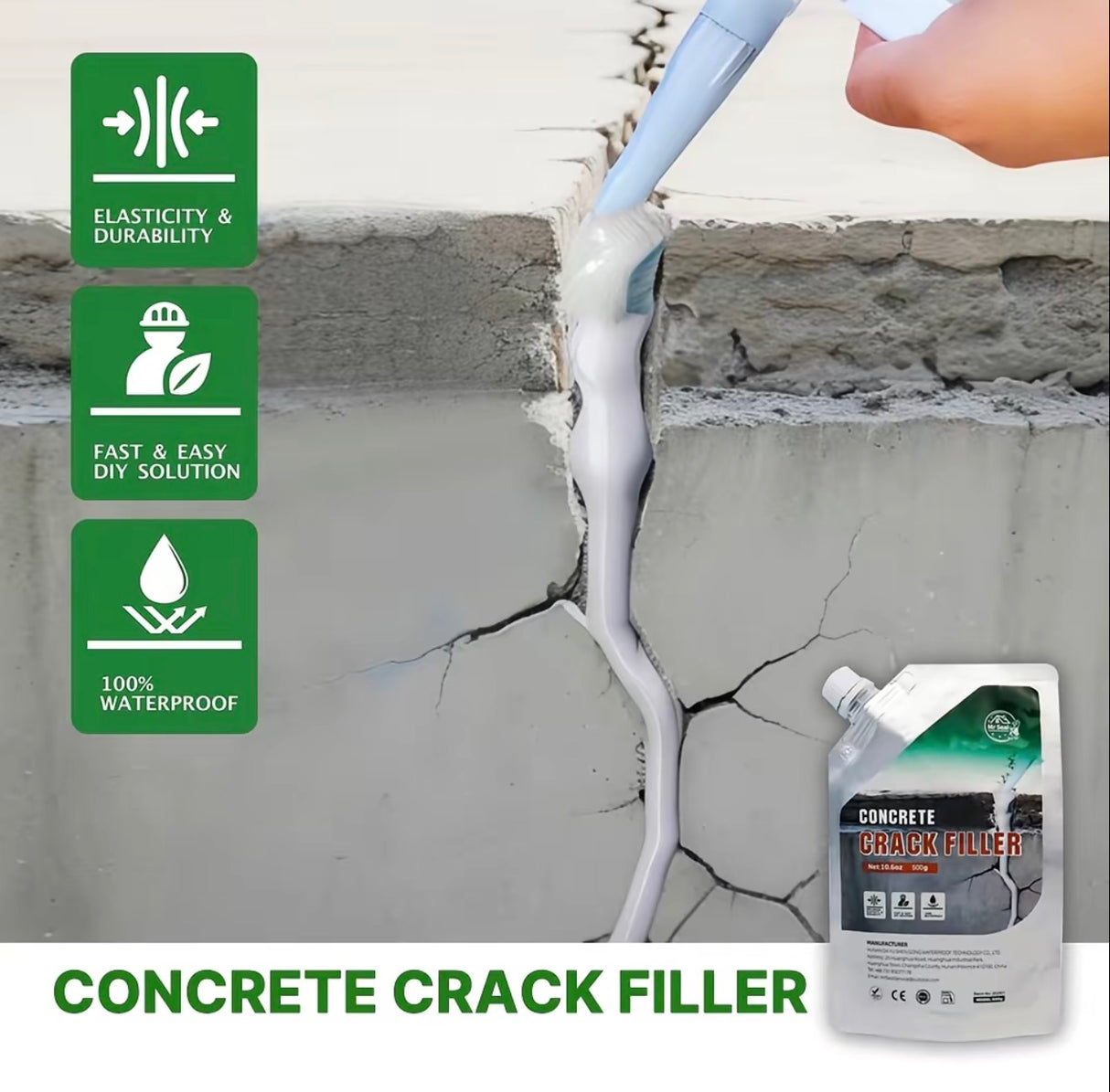 SealFix Concrete Crack Filler