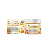 Crema hidratante, reparadora y suavizante con veneno de abeja, con ingredientes herbales suaves.