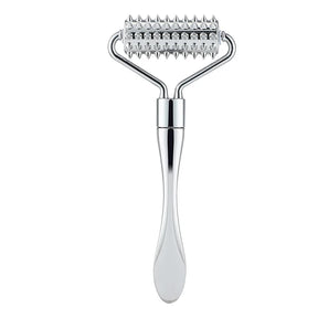 Stainless Steel Pointed Roller Spatula Massage Ball Stone Face Roller Massager To Improve Neck Facial Beauty Skin Care Tool - V.I.P Digital Presence