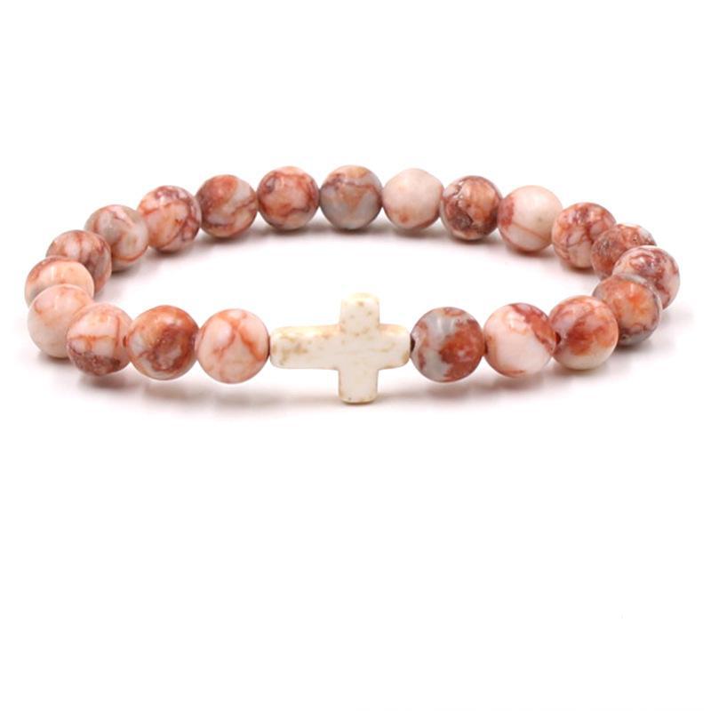 Fashion bead jewelry cross bracelet - V.I.P Digital Presence