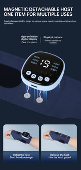 EMS Smart Tendon Sheath Hand Heating Wristband with Hot Compress and Massage Function - V.I.P Digital Presence