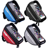 Cycling Bicycle Bike Head Tube Handlebar Cell Mobile Phone Bag Case Holder Case Pannier Waterproof Touchscreen Polyester Bike ba - V.I.P Digital Presence