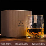Handmade Japanese ice patterned glass hammer patterned foreign wine glass crystal glass - V.I.P Digital Presence