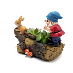 Dwarf Rabbit Flower Pot Decoration Creative Elf Flower Pot Garden Decoration - V.I.P Digital Presence