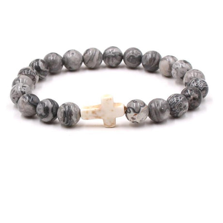 Fashion bead jewelry cross bracelet - V.I.P Digital Presence