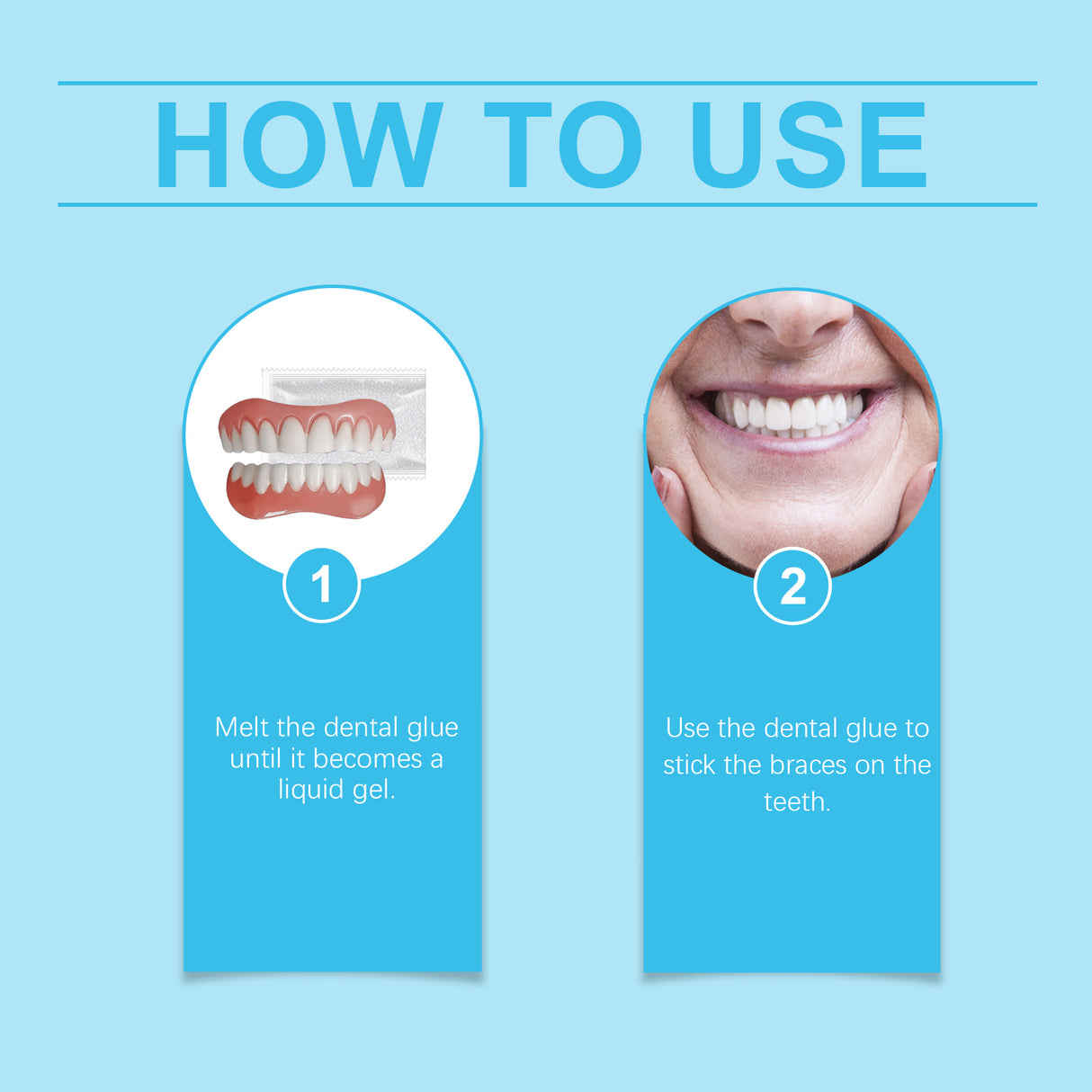 Cosmetic Denture Set, Cosmetic Denture Set Enhance Smile Beauty Denture Care - V.I.P Digital Presence