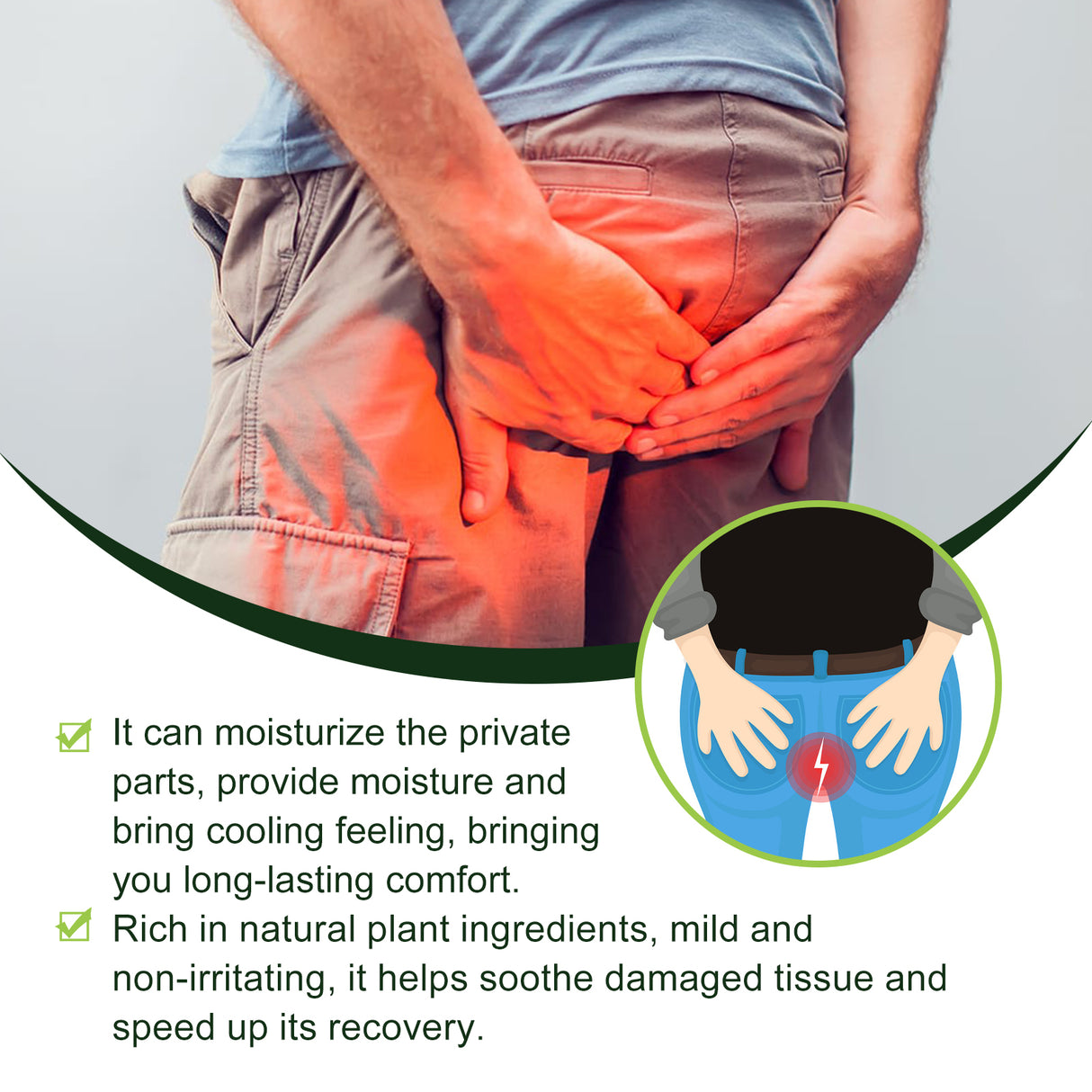 Herbal Hemorrhoid Relief Spray To Relieve Perianal Itching And Swelling Discomfort Herbal Serum Perianal Gentle Treatment - V.I.P Digital Presence