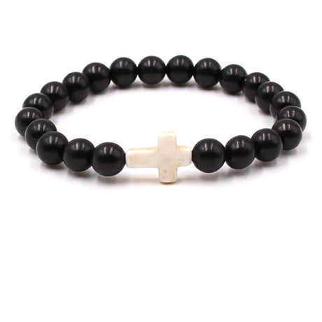 Fashion bead jewelry cross bracelet - V.I.P Digital Presence