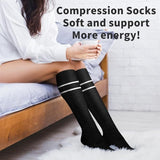 Pregnant women's elastic compression socks mid length calf socks pressure socks women's jump rope elastic cycling socks - V.I.P Digital Presence
