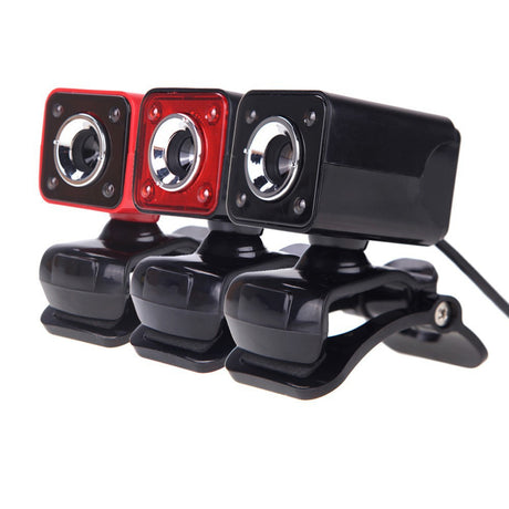 High definition night vision computer camera with built-in 10 meter sound-absorbing microphone and 4LED free switch - V.I.P Digital Presence