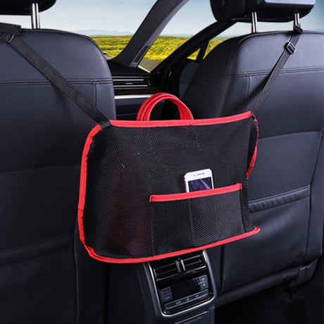 Car Net Pocket Handbag Holder Universal Multifunction Car Organizer Seat Gap Storage Mesh Pocket Interior Accessories - V.I.P Digital Presence