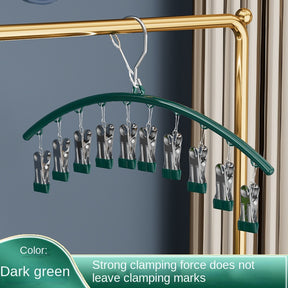 Clothes Hanger with Multiple Clips for Home Use Retractable Travel Space-Saving Indoor Bra and Panty Drying Rack Circular Design for Balcony - V.I.P Digital Presence