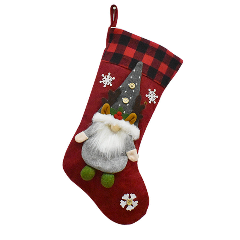 Christmas Decoration Gift Faceless Doll Christmas Socks Pendant Santa Claus Children's Christmas Gift Bag - V.I.P Digital Presence