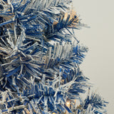 A set of 4 artificial Christmas trees, including flower garlands, flower garlands, and 2 entrance trees, equipped with LED light - V.I.P Digital Presence