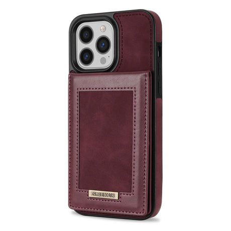 For iPhone 14ProMax Card Holder Phone Leather Case Samsung S23Ultra Photo Frame Magnetic Buckle Protective Case - V.I.P Digital Presence