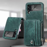 Suitable for Samsung Galaxy Z Flip4 folding phone case zipper card insertion protective cover Z Flip3 flip cover - V.I.P Digital Presence