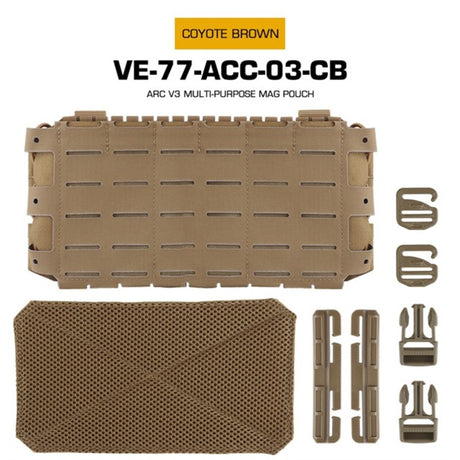 Tactical ARC V3 Molle Mag Pouch for M4/AR15, laser-cut, for hunting & airsoft. - V.I.P Digital Presence