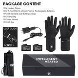 Winter Skiing Heated Gloves Outdoor Sports Touch Motorcycle Men Women Warm Windproof Hunting Black Mittens Bicycles - V.I.P Digital Presence