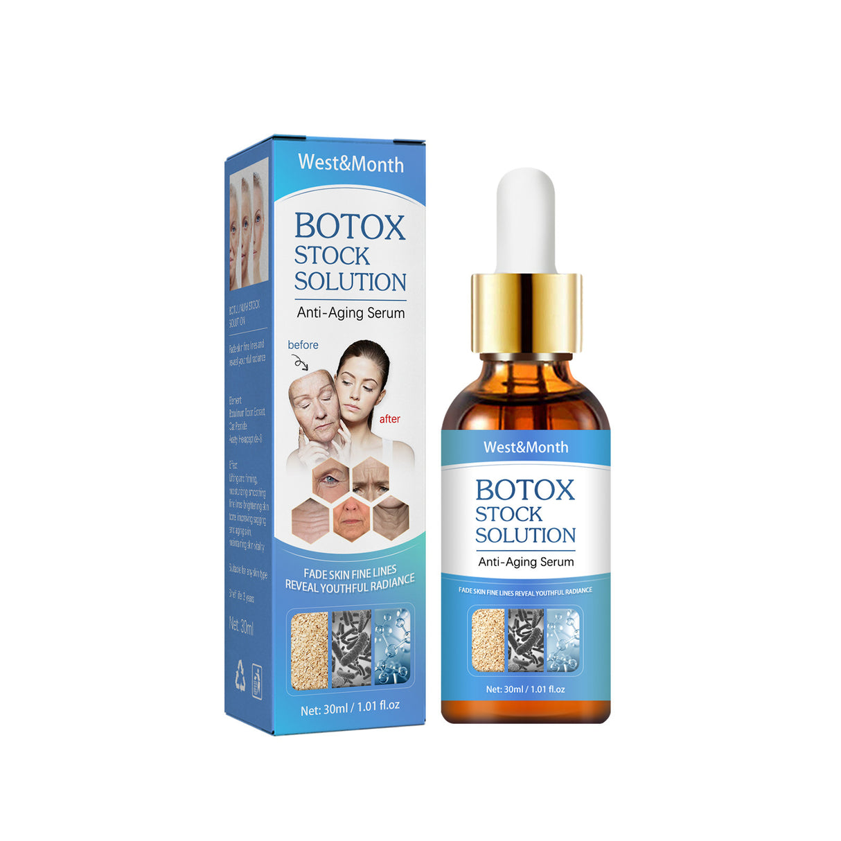 Anti-Aging Collagen Serum with Nicotinamide, Vitamin C, Hyaluronic Acid - Reduce Dark Spots, Cleanse & Tighten Skin - V.I.P Digital Presence