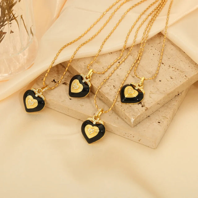 Titanium Steel Heart Shape Necklace - V.I.P Digital Presence