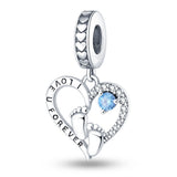 Mother's Day heart-shaped blessing pendant birthday gift DIY jewelry accessories - V.I.P Digital Presence