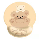 Bear mouse pad wrist mouse pad girls soft pad cute wrist pad 3d silicone wrist pad hand rest - V.I.P Digital Presence