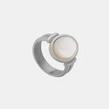 Vintage white seashell charming ring index finger ring accessory - V.I.P Digital Presence
