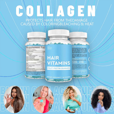 Hair gummies with biotin growth - V.I.P Digital Presence