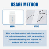 Wall Repair Roller Brush, White Paint Renovation, Moisture And Crack Prevention, Graffiti Cover Repair Wall Paint - V.I.P Digital Presence