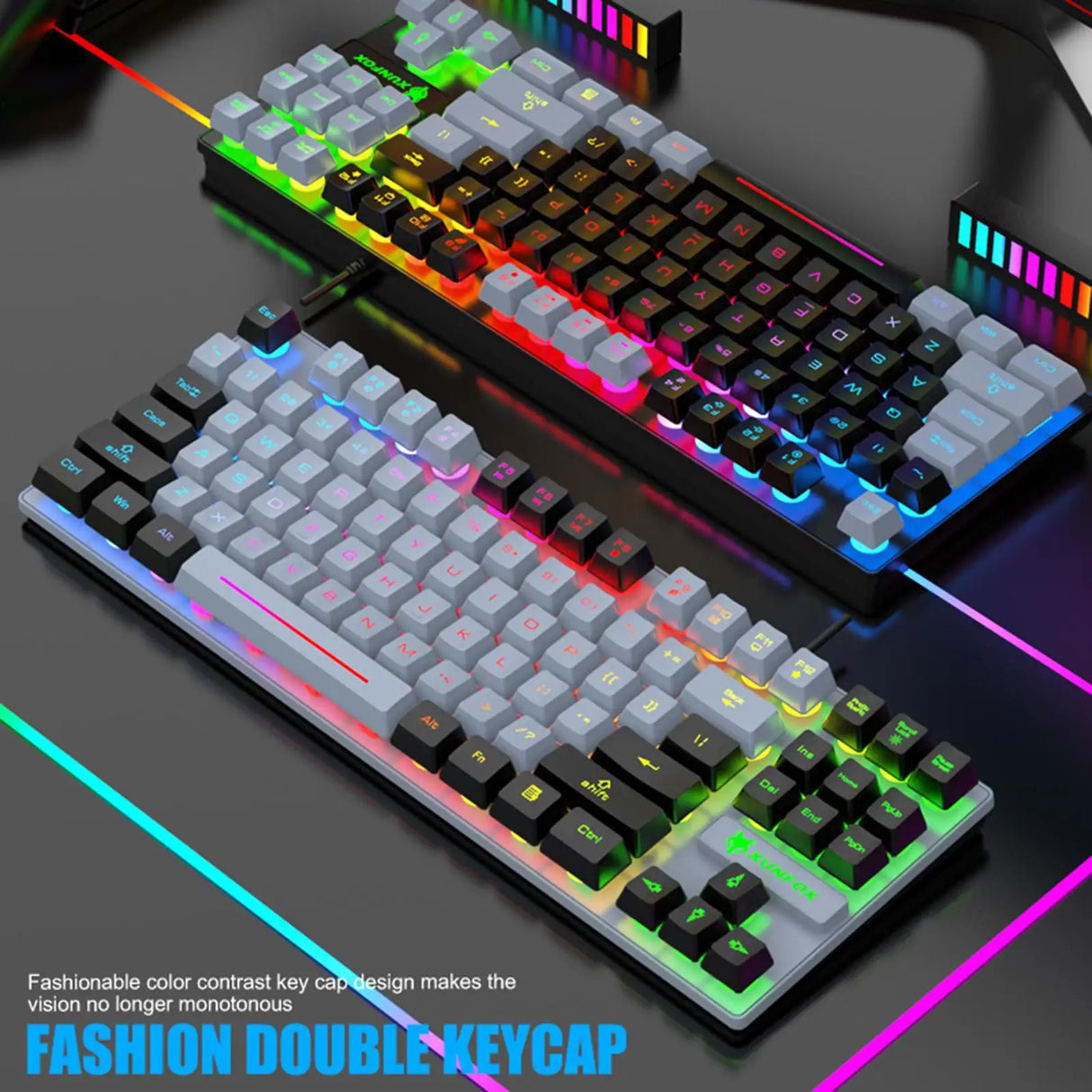 Gaming Keyboard Colorful LED Backlight Office Keyboard for Desktop Typing PC - V.I.P Digital Presence