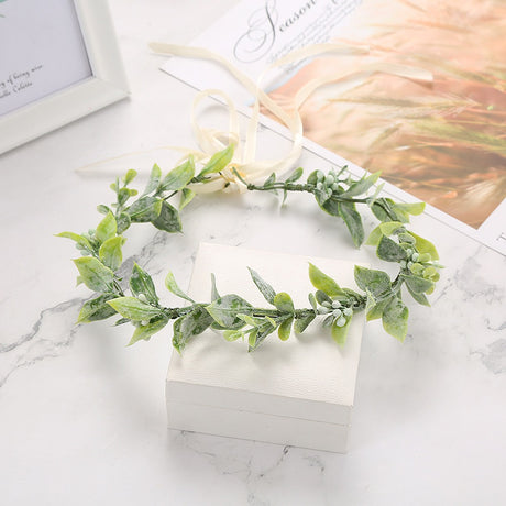 Beach vacation photo wreath headdress bride bridesmaid headdress headdress flower - V.I.P Digital Presence