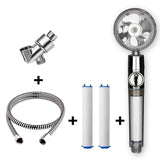 Propeller Shower Turbocharged Shower Head Shower Head Shower One-Button Water-Stop Shower - V.I.P Digital Presence