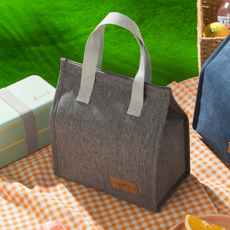 Fashionable and simple vertical large capacity portable insulated lunch bag - V.I.P Digital Presence