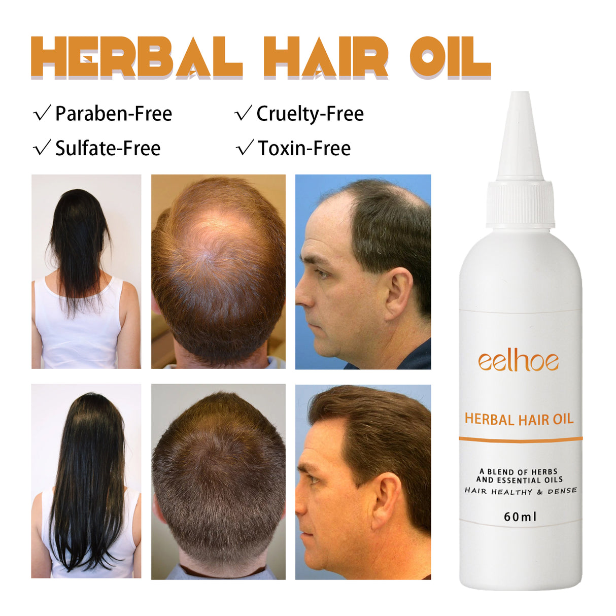 Herb Thickening Hair Oil, Repairing Dry Hair, Moisturizing And Smoothing Hair And Hair Conditioning Oil - V.I.P Digital Presence