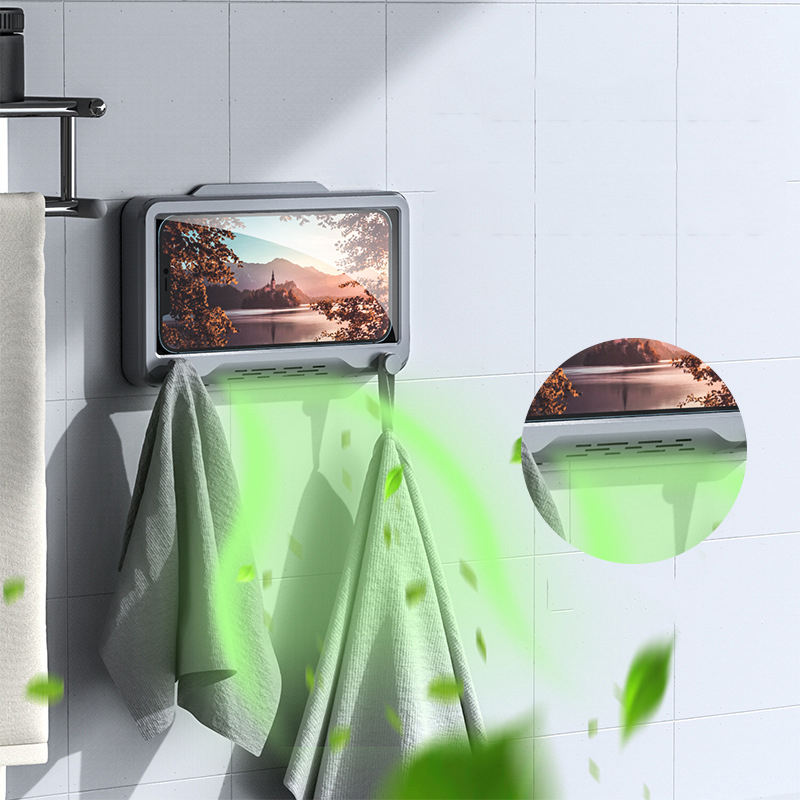 360 Degree Rotating Mobile Phone Holder Phone Stand Shower Phone Holder with Hook Waterproof Custom - V.I.P Digital Presence