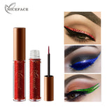 NICEFACE Metallic Colors Shiny Diamond Liquid Eyeliner High Shine Pearlescent Liquid Eyeliner - V.I.P Digital Presence