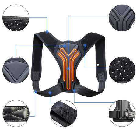Back Posture Corrector Corset Clavicle Spine Posture Correction Back Support Belt Comfortable Soft Strip Corrector for Adult - V.I.P Digital Presence