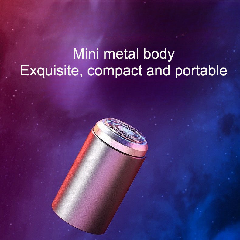 Mini Steel Cannon Travel Shaver Fully Portable Multi functional Men's Electric Shaver - V.I.P Digital Presence