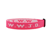 Alphabet Jacquard Printed Wrist Strap Bracelet Strap Unisex WWJD Bracelet Adjustable Bracelet - V.I.P Digital Presence