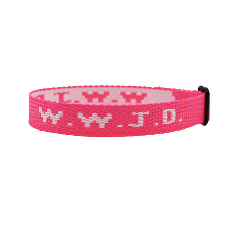 Alphabet Jacquard Printed Wrist Strap Bracelet Strap Unisex WWJD Bracelet Adjustable Bracelet - V.I.P Digital Presence