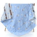110*110cm Parent-child Baby Summer Bedding Sofa Quilt 100% Cotton Baby Blanket Child Quilt 6 Layers Muslin Swaddle for Newborns - V.I.P Digital Presence