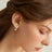 Inlaid Moissanite 925 Sterling Silver C-Hoop Earrings - V.I.P Digital Presence