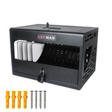 16 Bay Charging Cabinet for Laptop Chromebook Locking Charging Station-BLACK - V.I.P Digital Presence