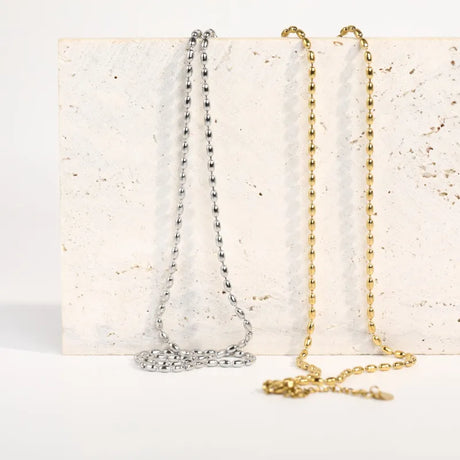 Titanium Steel Beaded Necklace - V.I.P Digital Presence