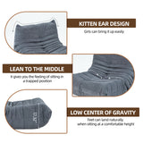 Floor sofa Bean Bag Chair for Adults Fireside Bean Bag Lounger Memory Foam Chair for Home, office, Apartment or Gaming Venue - V.I.P Digital Presence