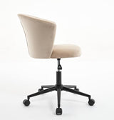 Home Office Chair, Velvet Fabric Swivel Flower Shape Computer Desk Chair for Home Office or Bedroom - V.I.P Digital Presence