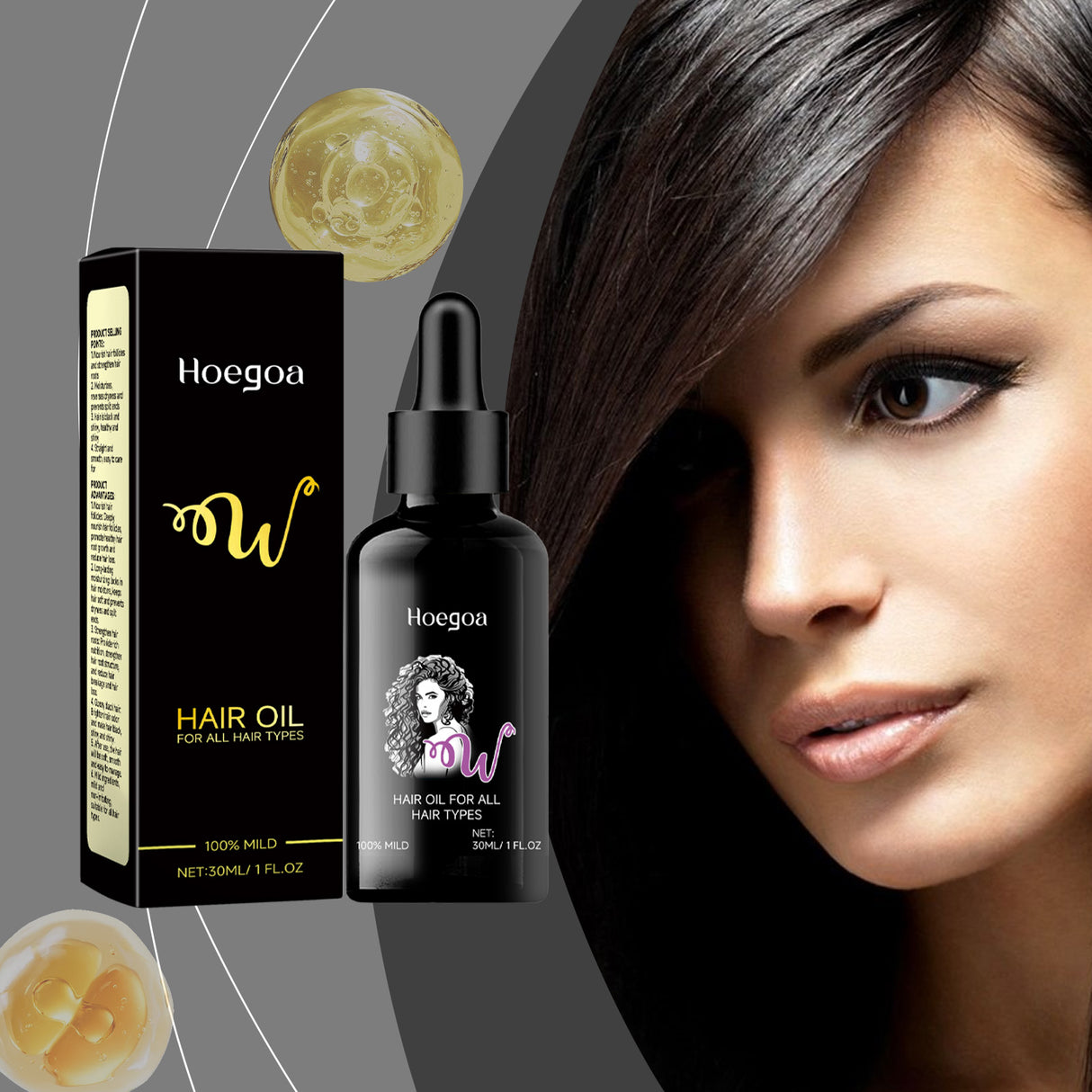 Moisturizing Hair Care Oil Nourishes Scalp Care Repair Hair Quality Frizzy Smooth Hair Moisturizing Hair Care Oil - V.I.P Digital Presence
